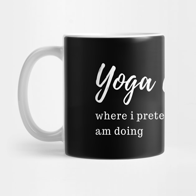 yoga class funny definition by Patterns-Hub